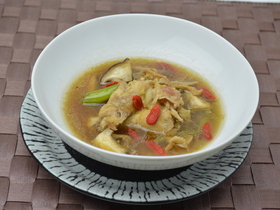 たもぎ茸の薬膳スープのイメージ1